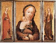 MASTER of Saint Veronica, Triptych